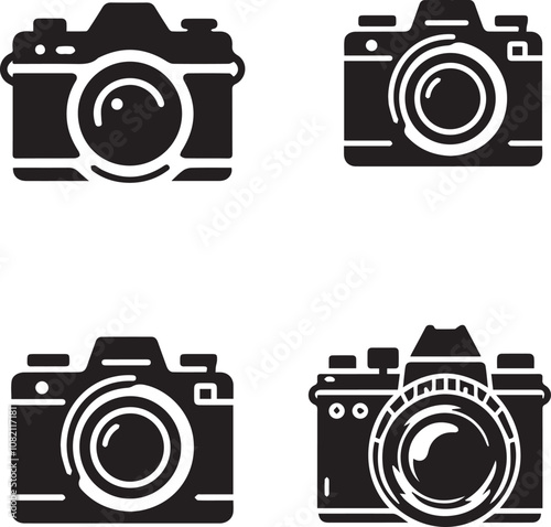 silhouette of camera