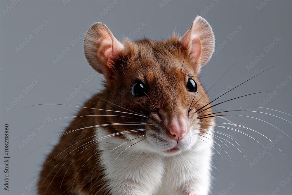 Isolated Brown Rat Portrait on Transparent Background for Wildlife Photography Isolated Brown Rat Portrait on Transparent Background for Wildlife Photography