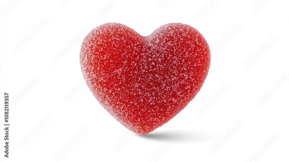 Vibrant Red Heart-Shaped Candy with Sugary Coating, Ideal for Celebrations, Gifts, and Sweet Treats, Perfect for Valentine's Day and Special Occasions Vibrant Red Heart-Shaped Candy with Sugary Coating, Ideal for Celebrations, Gifts, and Sweet Treats, Perfect for Valentine's Day and Special Occasions