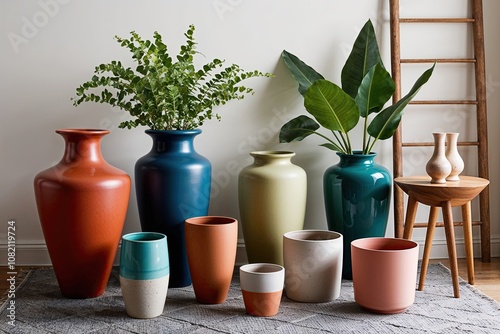 Stylish Collection of Vintage and Modern Vase Designs Indoor Plant Pots and Elegant Furniture for Home Decor