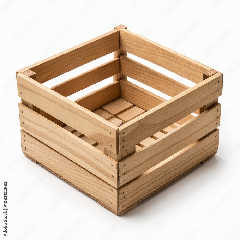Rustic Wooden Crate: A simple yet elegant wooden crate, perfect for showcasing your products or adding a touch of rustic charm to your decor. Rustic Wooden Crate: A simple yet elegant wooden crate, perfect for showcasing your products or adding a touch of rustic charm to your decor.