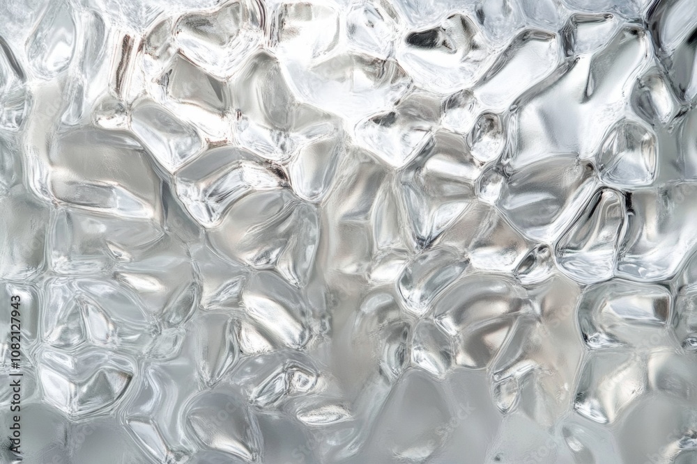 Textured frosted glass with a unique wavy pattern reflecting light in a soft, ambient setting, perfect for artistic backgrounds or decor Textured frosted glass with a unique wavy pattern reflecting light in a soft, ambient setting, perfect for artistic backgrounds or decor