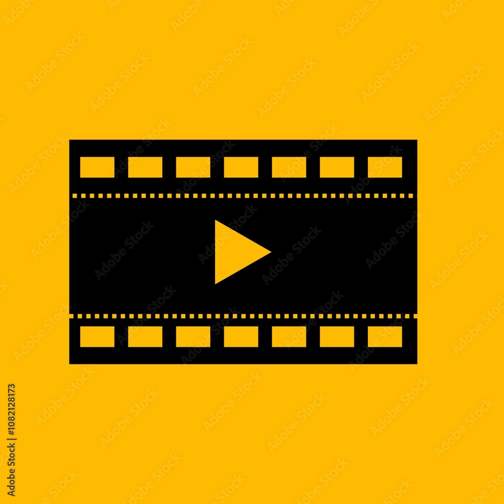 Fototapeta premium vector illustration of a film strip