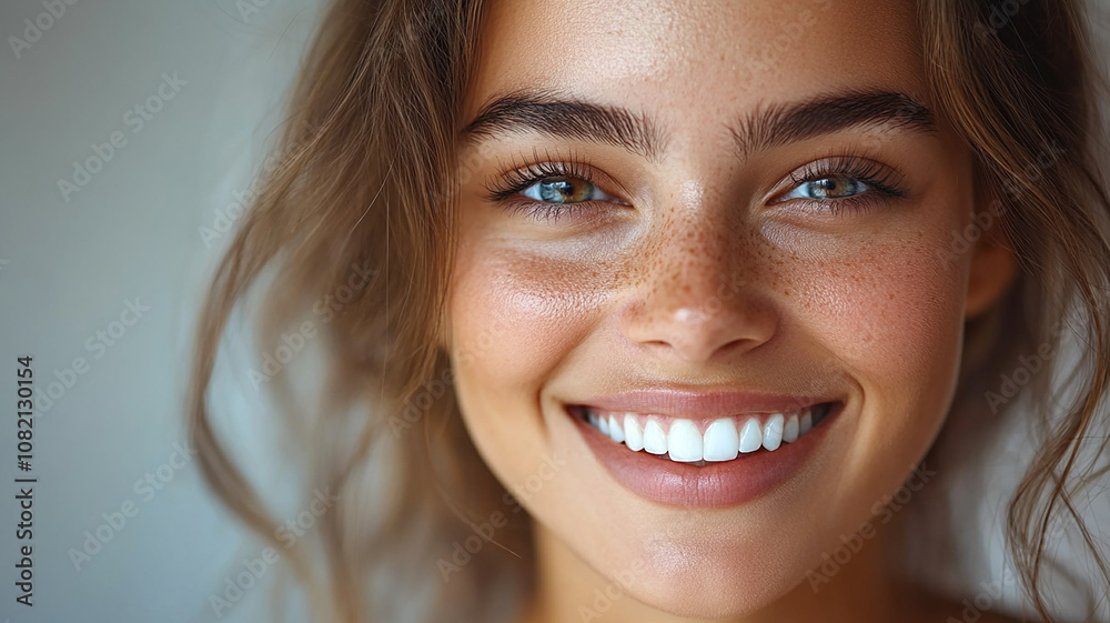 portrait of a smiling woman portrait of a smiling woman