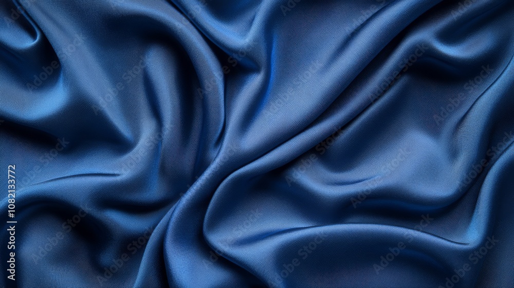 The rich deep blue satin fabric is perfect for clothing, elegant curtains, and creative projects. Its soft texture and graceful drape enhance any design, ideal for those valuing style and comfort The rich deep blue satin fabric is perfect for clothing, elegant curtains, and creative projects. Its soft texture and graceful drape enhance any design, ideal for those valuing style and comfort