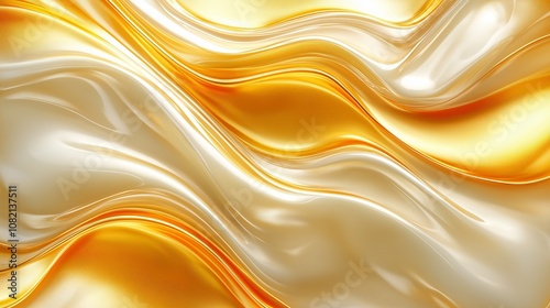 gold and white swirling bac...