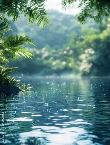 Serene Tropical Lake