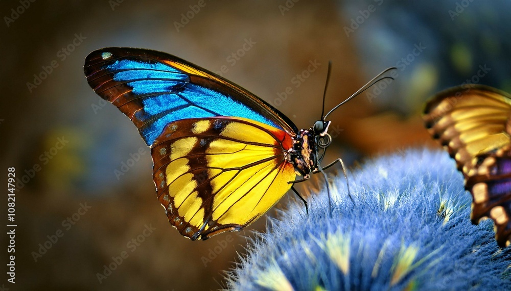 Fototapeta premium butterfly on a flower
