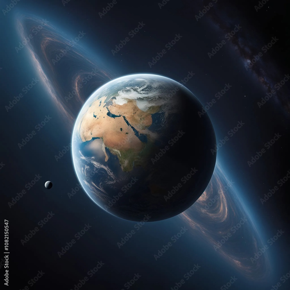 Obraz premium A planet in space