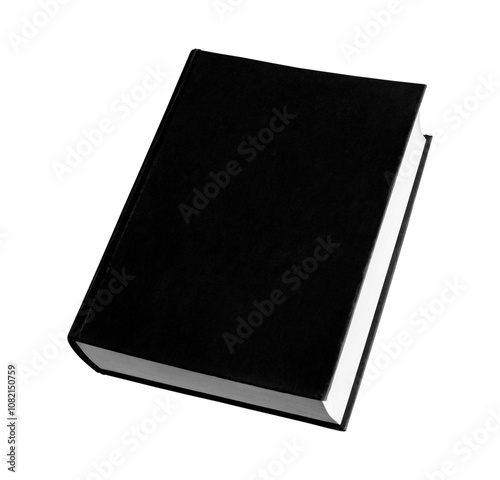 Black book on transparent background PNG 