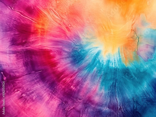 Wallpaper Mural Vibrant Abstract Swirl of Colorful Patterns with Hues of Pink, Purple, Yellow, and Blue Creating a Gorgeous Tie-dye Effect for Artistic Backgrounds Torontodigital.ca