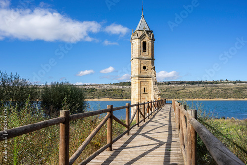 Church of Villanueva de Las Rozas, Known as the “Cathedral of the Fishes”, Las Rozas de Valdearroyo, Campoo, Cantabria, Spain photo