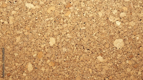 Close up of a cork board surface.