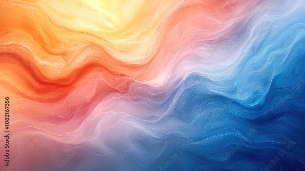 Vibrant abstract background with flowing waves of orange, red, and blue. Perfect for artistic designs, digital artwork, or colorful projects. Inspires creativity and imagination. Vibrant abstract background with flowing waves of orange, red, and blue. Perfect for artistic designs, digital artwork, or colorful projects. Inspires creativity and imagination.