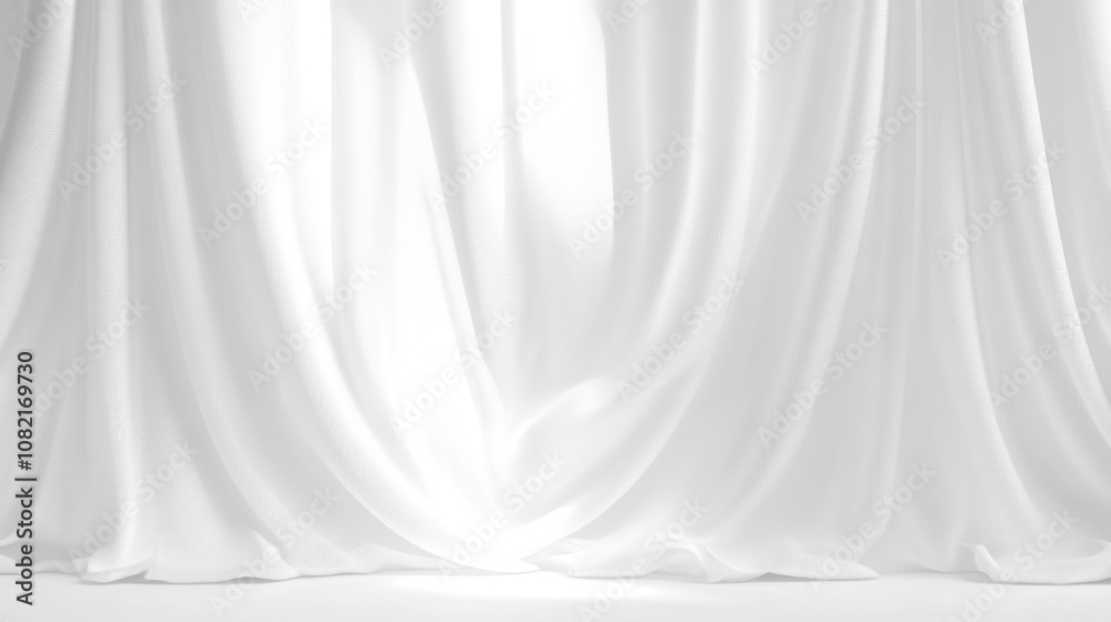 Soft white curtains background for graphic design or wallpaper. Soft white curtains background for graphic design or wallpaper.
