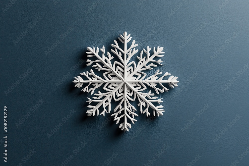Creating elegant frozen snowflake clipart digital art seasonal designs indoor studio intricate patterns for winter decor