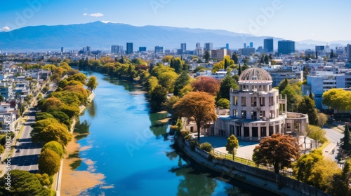 Resilience Amidst Destruction: Discovering Hiroshima's Atomic Bomb Dome and Motoyasu River photo