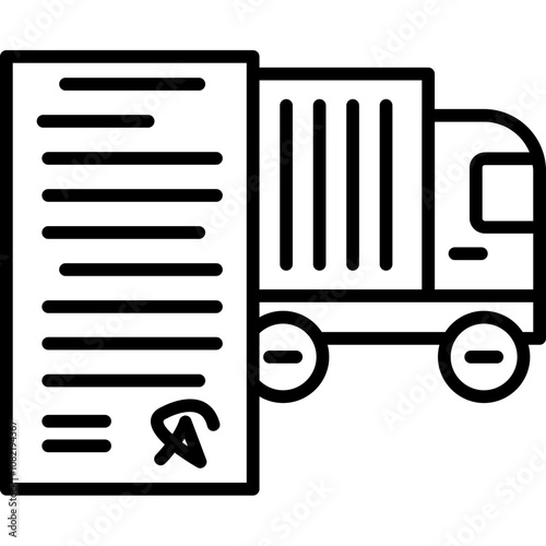 Shipping Contract Icon