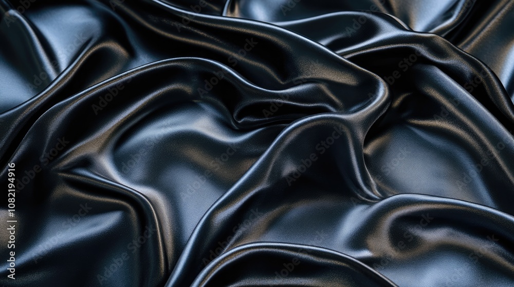 Close up view of glossy satin fabric featuring several small openings at its center Close up view of glossy satin fabric featuring several small openings at its center
