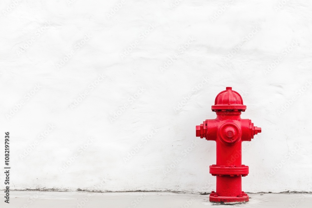 Fire department day simple web banner, poster, background with copy space. Simple badge image on minimal Fire Hydrant . For International Firefighters Day Fire department day simple web banner, poster, background with copy space. Simple badge image on minimal Fire Hydrant . For International Firefighters Day