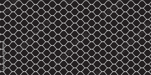 Mesh texture for fishing nets. Seamless pattern for sportswear or soccer goal, volleyball net, basketball hoop, hockey, athletics. vektor
