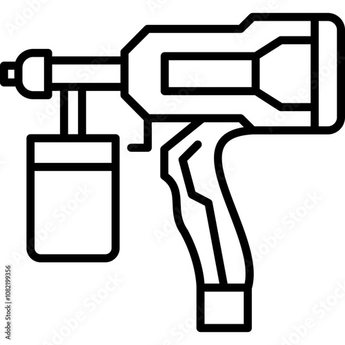 Paint Spray Gun Icon