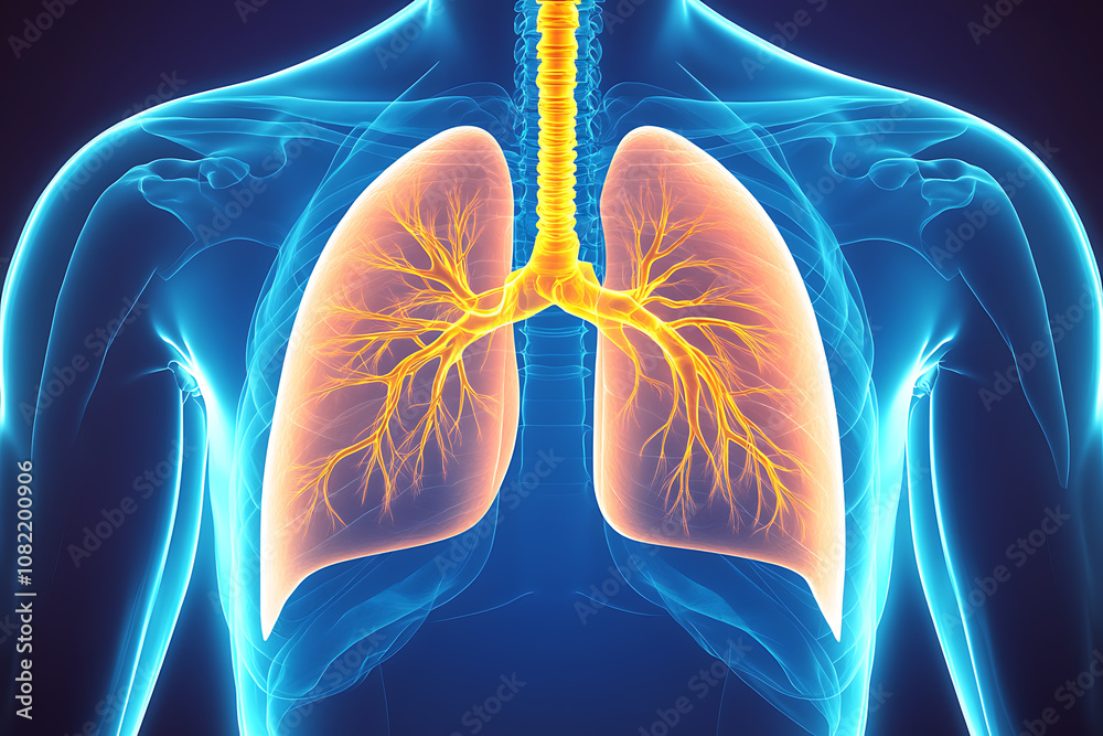 X-ray image of the chest, showing clear details of the rib cage, lungs, and thoracic cavity for medical examination purposes. X-ray image of the chest, showing clear details of the rib cage, lungs, and thoracic cavity for medical examination purposes.