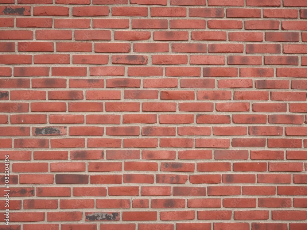 Red brick wall background with rough texture and uneven surface, masonry, surface Red brick wall background with rough texture and uneven surface, masonry, surface
