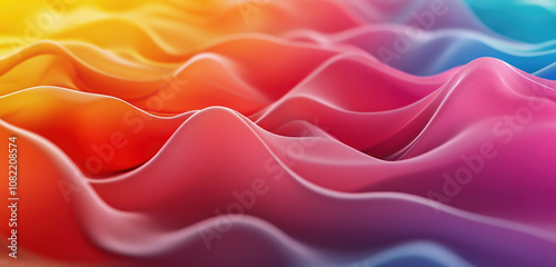 Background, abstract. Regular waves in primary colors.