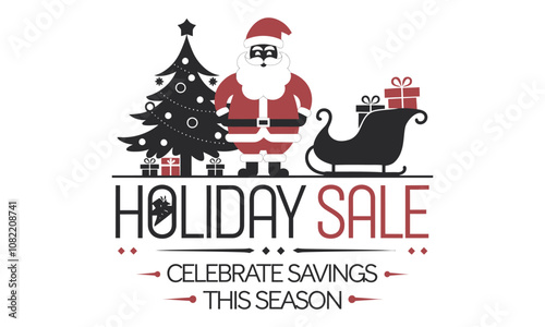 Wallpaper Mural Holiday Sale - Minimal Vector Design Highlighting Seasonal Discounts  Torontodigital.ca