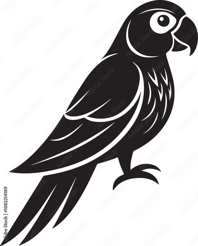 Obraz premium Cuban Parrot vector illustration