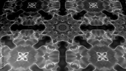 Magic circle animation (monochrome)