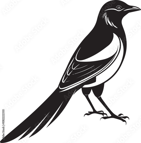 cuban trogon bird vector illustration