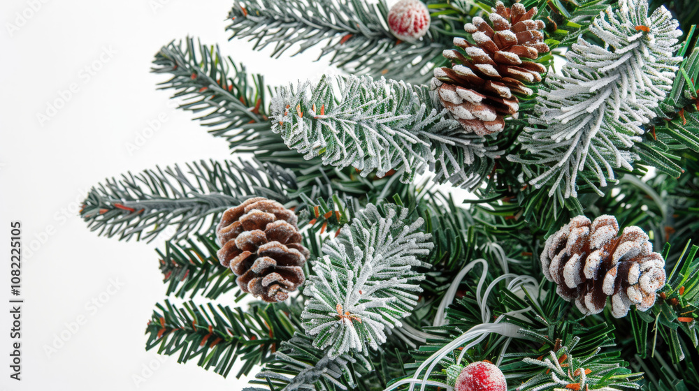christmas tree branches isolated on white christmas tree branches isolated on white