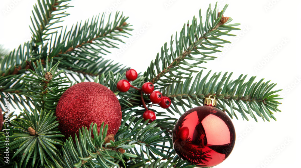 christmas tree branches isolated on white christmas tree branches isolated on white