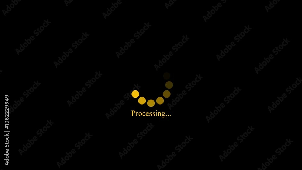 circle processing loading animation... circle processing loading animation...