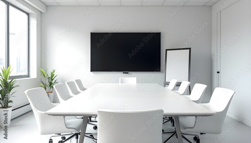 A contemporary conference room with a minimalist design, filled with soft natural light that streams through floor-to-ceiling windows, offering a sweeping view of a dynamic cityscape. A contemporary conference room with a minimalist design, filled with soft natural light that streams through floor-to-ceiling windows, offering a sweeping view of a dynamic cityscape.