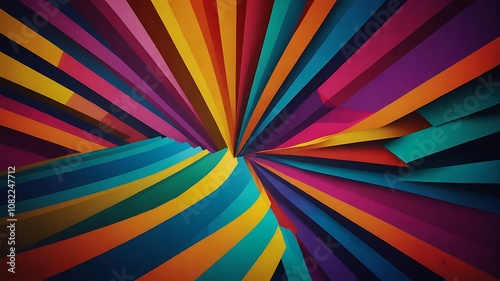 Wallpaper Mural Bold grid pattern with vibrant colors, offering a dynamic and eye-catching background for commercial use in advertisements, branding, or digital art projects Torontodigital.ca