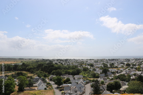 paysage vue de haut - une ville