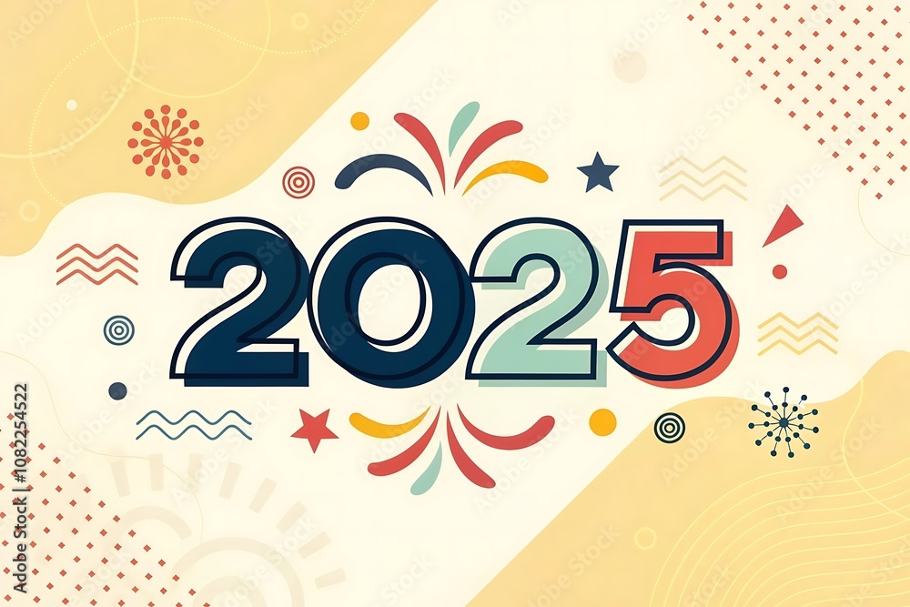 2025 happy new year text effect design 2025 happy new year text effect design