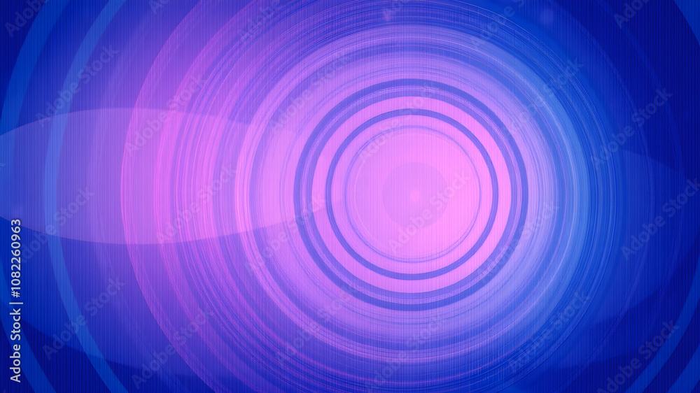 Abstract background with grain effect and concentric circles in shades of blue pink and purple. Generative AI Abstract background with grain effect and concentric circles in shades of blue pink and purple. Generative AI