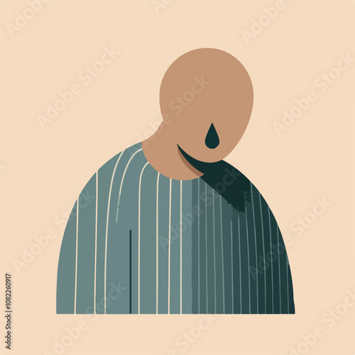 depress blue monday illustration