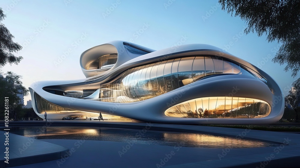 Obraz premium Modern Architectural Masterpiece