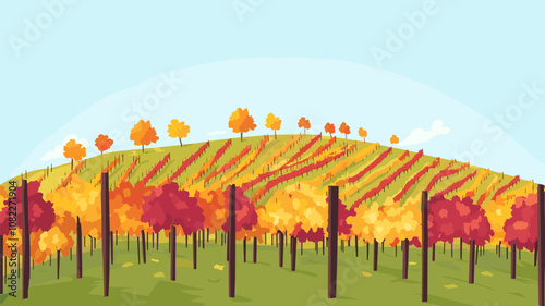 Vineyard on Autumn Hill