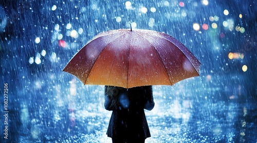 Wallpaper Mural A spiritual galaxy scene featuring people surrounded by celestial rain and mystical motan rays, creating a cosmic atmosphere filled with divine energy and otherworldly beauty.  Torontodigital.ca