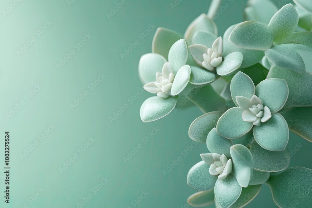 Obraz premium jade plant flower 4k .generative ai