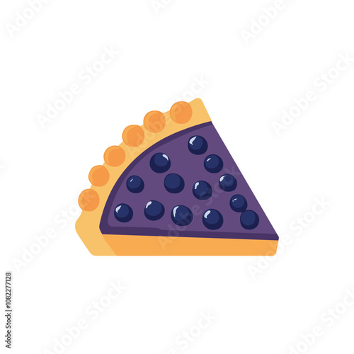 Blueberry Pie Slice