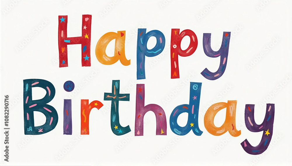 This colorful image features the playful text This colorful image features the playful text