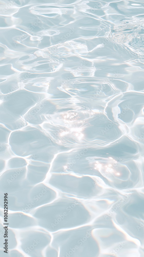 Obraz premium 穏やかな水面の光の反射