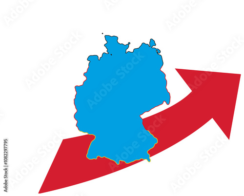 shape of the map of Germany...